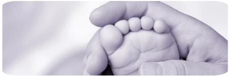 Massage pieds bébé / nouveau-né